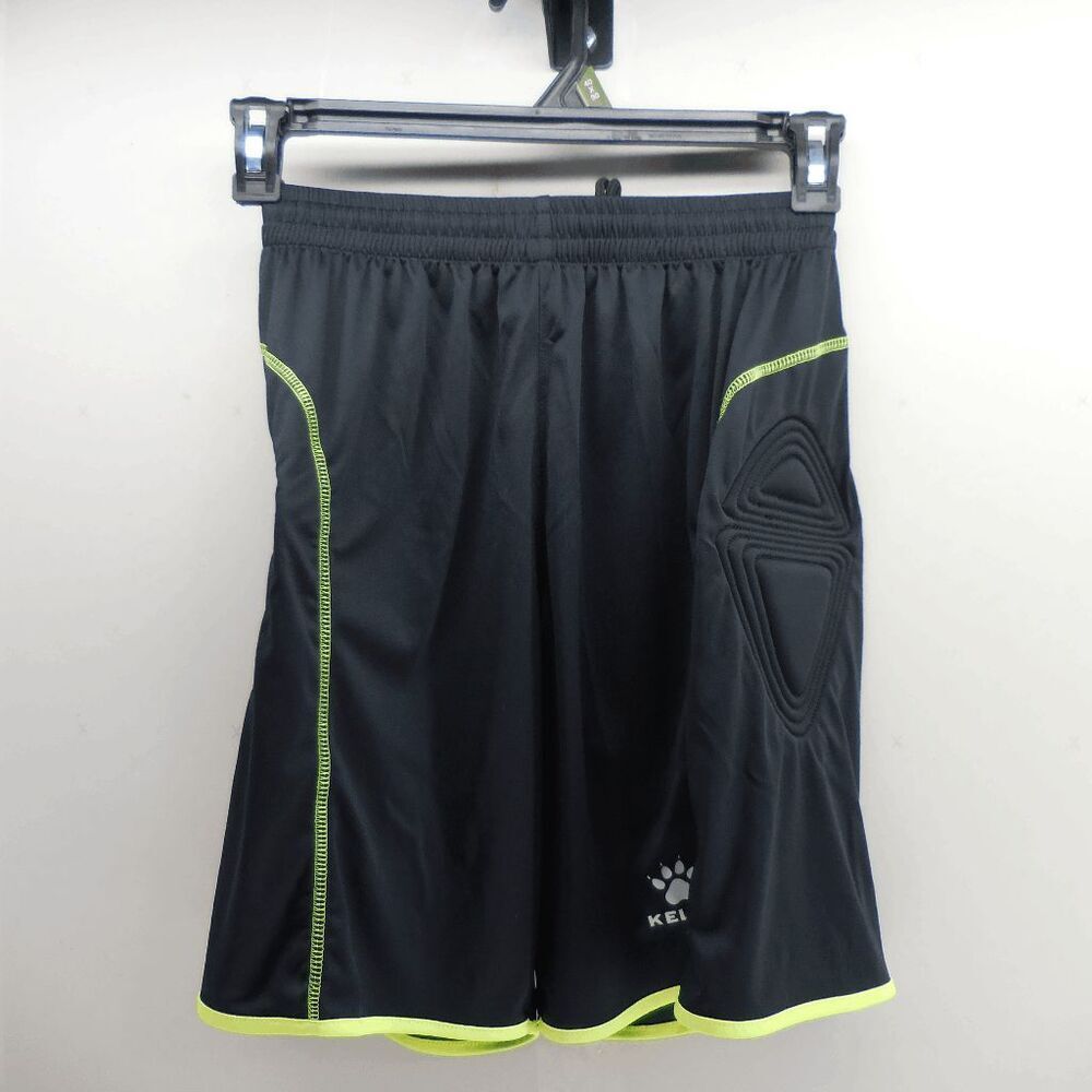 KELME Padded Goalkeeper Shorts Soccer‎ Goalie Short with Pads for Men & Women XS